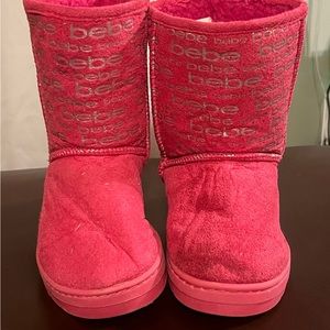 Barbie Pink Girls BeBe Boots